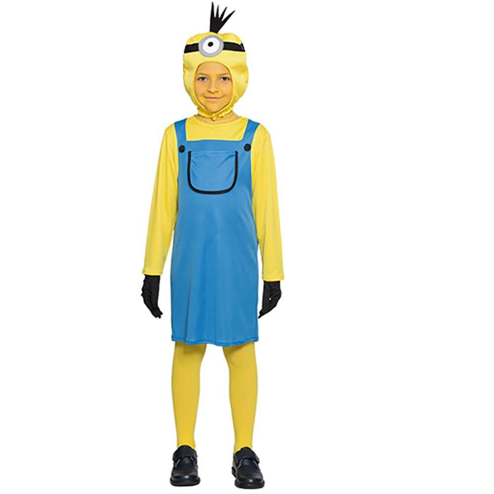 Partycolare- Costume Carnevale Bambina Minions 10/12 anni