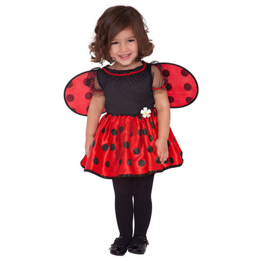 Partycolare- Costume Bambina Coccinella Taglia 12-24 mesi