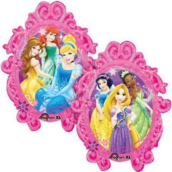 Immagine di Palloncino Mylar Super Shape Principesse Disney 78x63 cm