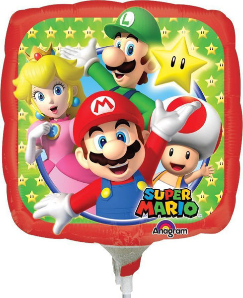 Partycolare- Palloncino Mini Shape Super Mario 22 cm