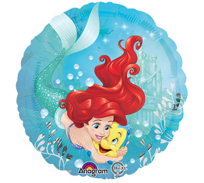 Partycolare- Palloncino Self Standing Ariel Sirenetta 45 x 50 cm