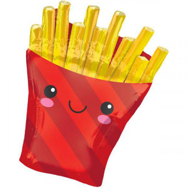 Immagine di Palloncino Mylar Super Shape Patate Fritte 71 cm