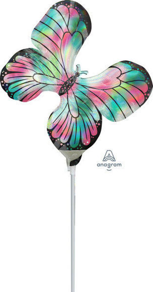 Immagine di Palloncino MiniShape Farfalla Iridescente 36 cm