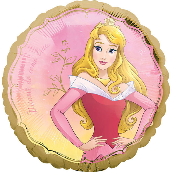 Immagine di Palloncino Mylar 43 cm Principessa Disney Aurora Oro