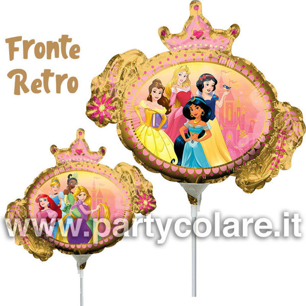 Immagine di Palloncino Mini Shape Principesse Disney 36 cm