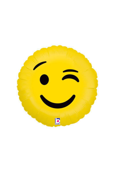 Immagine di Palloncino Mylar Emoji Occhiolino 45 cm