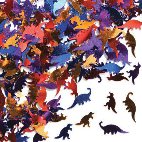 Immagine di Confetti da Tavola Dinosauri colorati 14 grammi