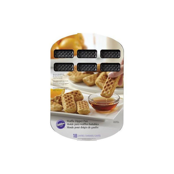 Piastra antiaderente Wilton 18 mini waffle 8x3x1 cm