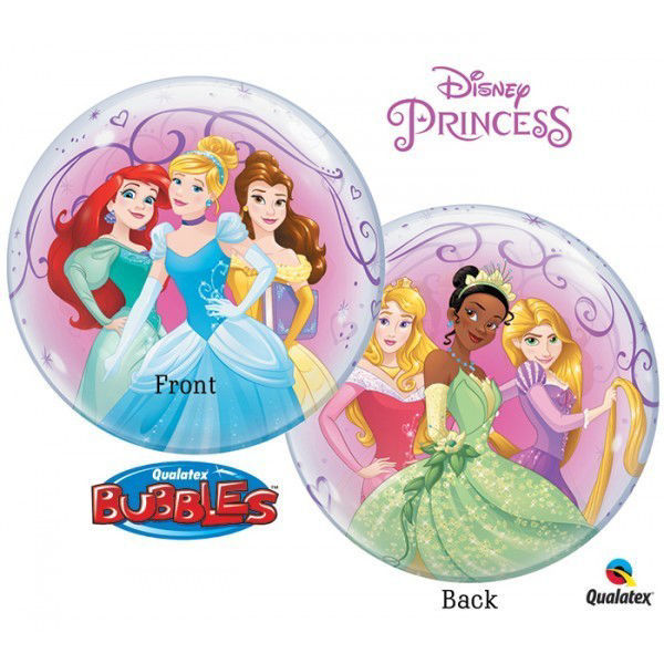 Immagine di Palloncino Qualetex - Bubbles - Principesse Disney 56 cm
