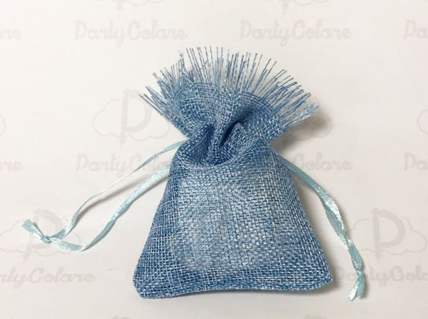 Immagine di Sacchetto juta Celete 9,5x13 cm