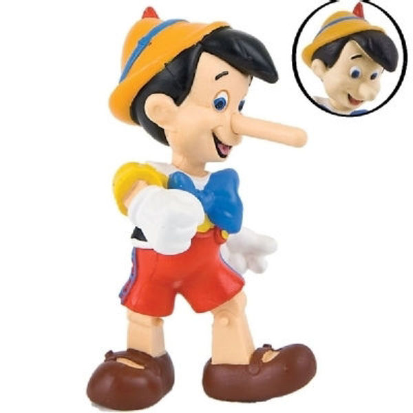 Immagine di Cake Topper Pinocchio 7 cm - Sopra Torta