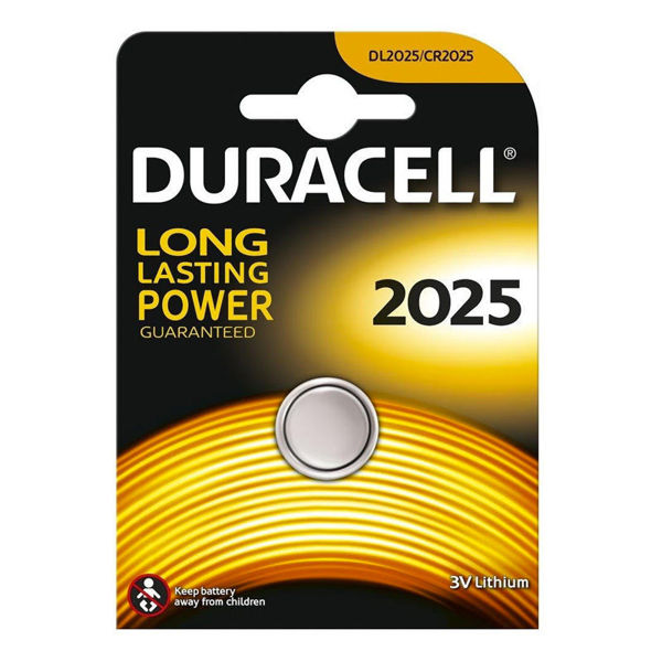 Immagine di Batteria Duracell - Pila a bottone 2025 - 3V Lithium - DL2025/CR2025
