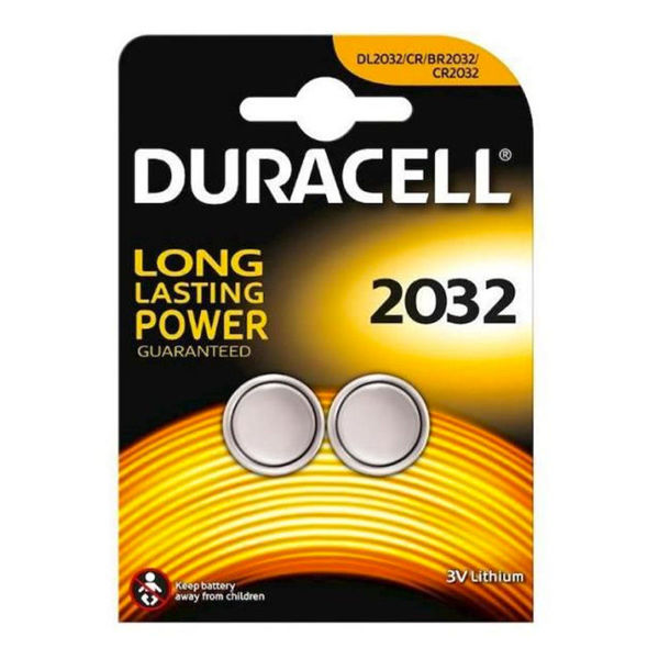Immagine di 2 Batteria Duracell - Pila a bottone 2032 - 3V Lithium - DL/CR2032
