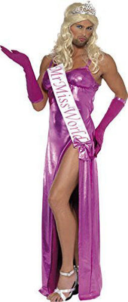 Immagine di Costume da Adulto Miss Mondo Viola Taglia M