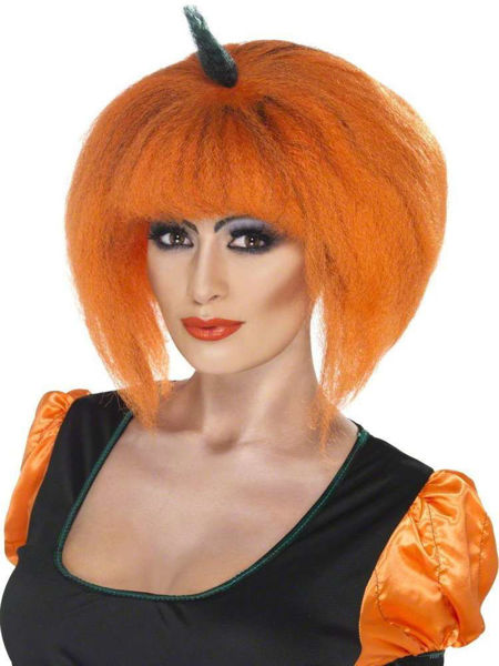 Immagine di Carnevale Accessori - Parrucca Arancione a Zucca