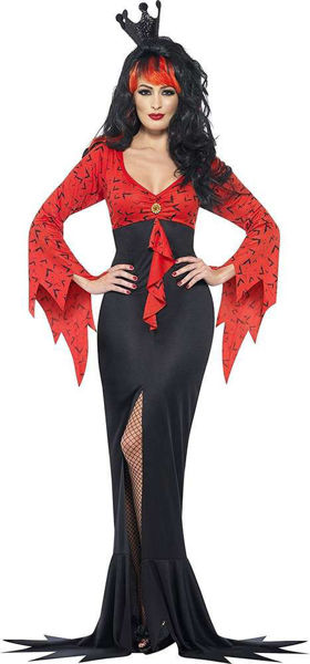 Immagine di Costume Donna Regina Vampira Taglia S