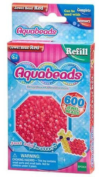 Immagine di Aquabeads - Ricambio Perle, Gioielli Rosso 600 pezzi