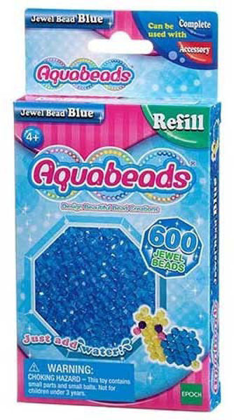 Immagine di Aquabeads - Ricambio Perle, Gioielli Blu 600 pezzi