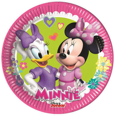 Partycolare- Piatti Sagomati in carta 30 cm Minnie 4 pz