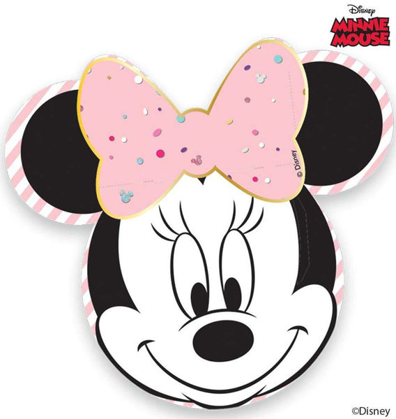 Immagine di Piatti Sagomati 30 cm Minnie 4 pezzi