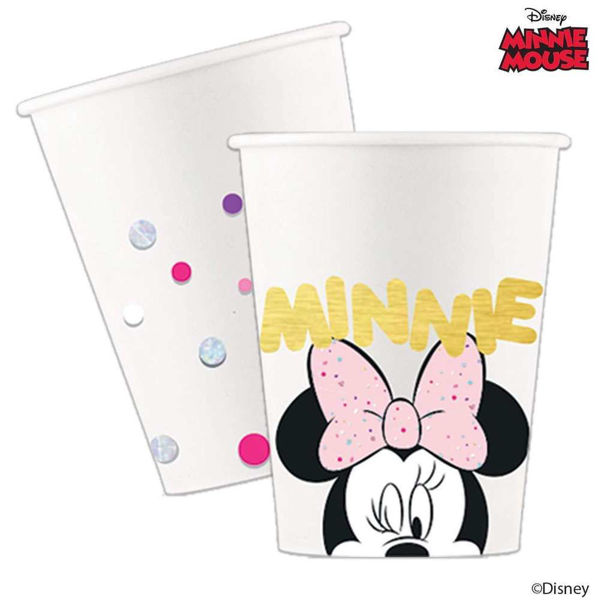 Immagine di Bicchieri in carta 200 cc Minnie 8 pz