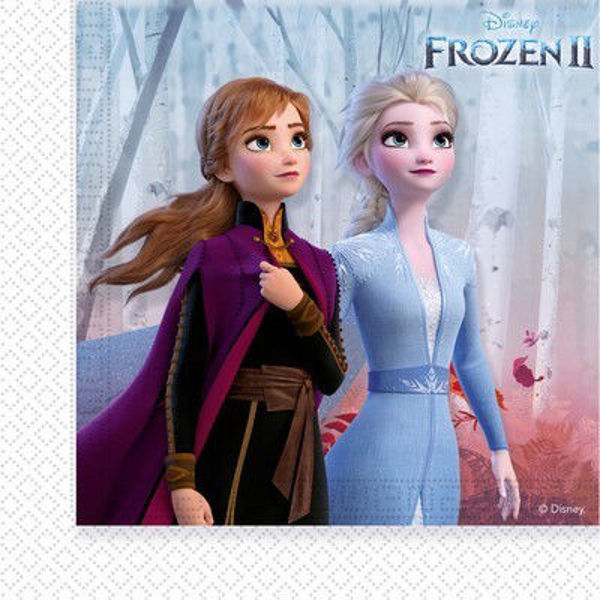 Immagine di Tovaglioli 33x33 cm Frozen II 20 pezzi