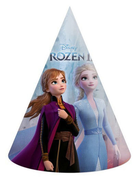 Immagine di Cappello in Carta Frozen II 6 pezzi