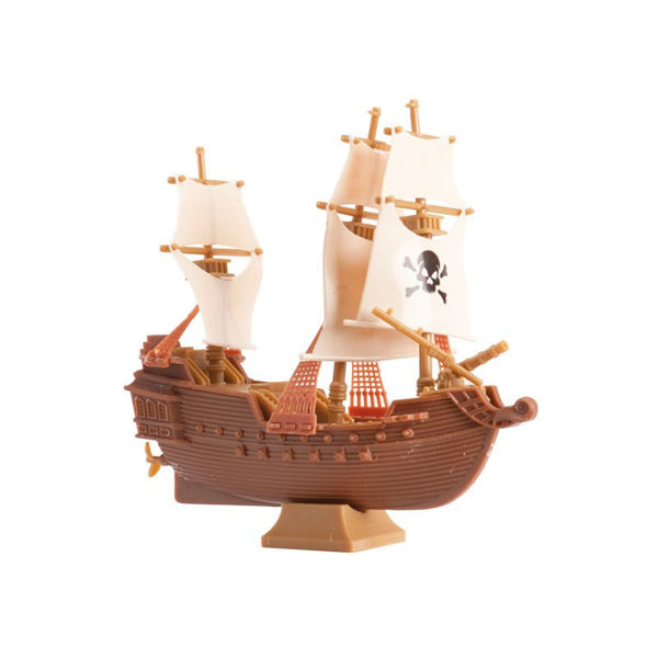 Immagine di Barca Pirati in plastica 11x11 cm
