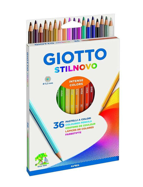Immagine di Giotto Pastelli a Colore Stilnovo 36 pezzi