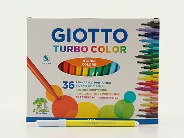 Immagine di Pennarelli Turbo Color Giotto 36 pezzi