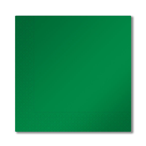 Immagine di Tovaglioli 33x33 cm Verde 40 pz