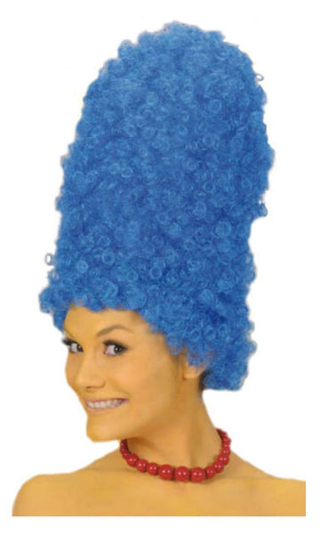 Immagine di Parrucca Donna Marge Simpson Riccia Alta Blu