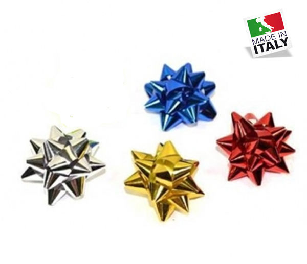 Immagine di Coccarde Multicolor - Stelle Splendid 6,5 mm 100 pezzi