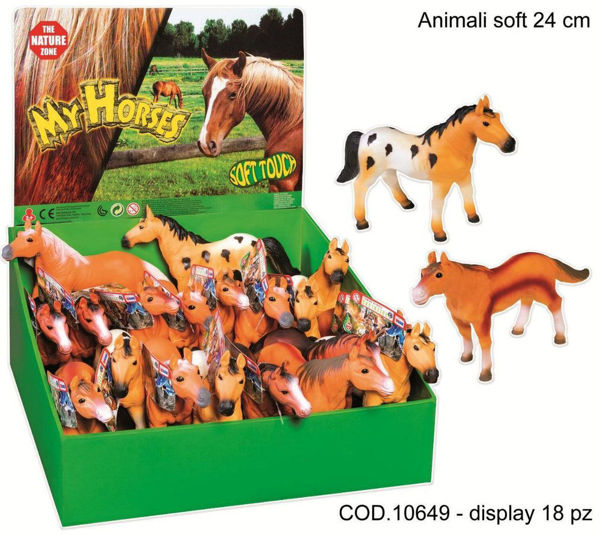 Immagine di Cavallo in morbida gomma 24 cm