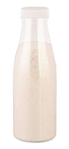 Immagine di Bottiglia Sabbia Bianca Glitterata 950 grammi