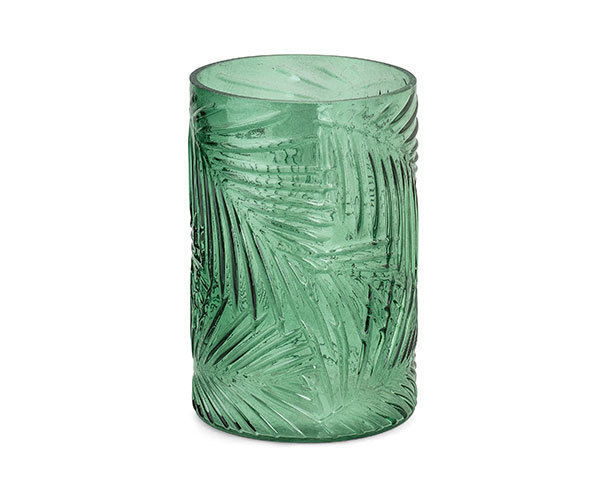 Immagine di Vasetto in vetro Portacandele Verde diametro 12 cm x altezza 18 cm