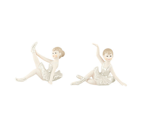 Ballerina in porcellana 5,5 cm con PVC – assortite Cartai Bassanesi
