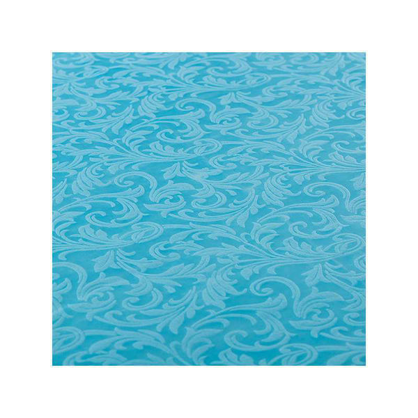 Immagine di Tovaglia in plastica PP 140x240 cm Damascata Azzurra