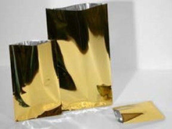 Immagine di Sacchetti Regalo Oro Metallizzato 10x15 cm 50 pz