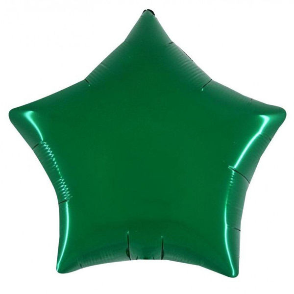 Immagine di Palloncino Mylar 36'' 92 cm Stella Verde Smeraldo