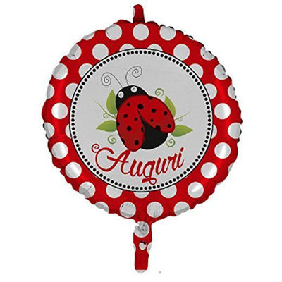 Partycolare- Costume Carnevale Bambina Coccinella con Ali e antenne 4/6 anni