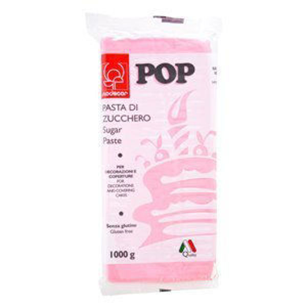 Immagine di Pasta di Zucchero Pop Rosa Confetto 1 Kg Senza Glutine