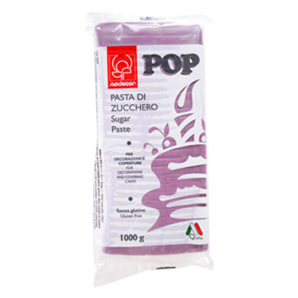 Immagine di Pasta di Zucchero Pop Lilla 1 Kg Senza Glutine