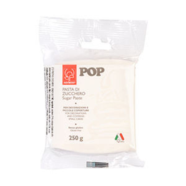 Immagine di Pasta di Zucchero Pop Bianco Candido 250 grammi