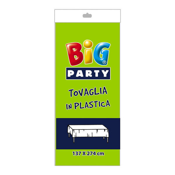 Immagine di Tovaglia in plastica 137x274 cm Verde Acido