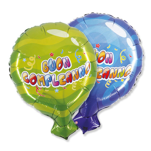 Immagine di Palloncino Mylar 50 x 61 cm Buon Compleanno Balloon