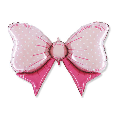 Tovaglioli di carta per Battesimo bimba con fiocco rosa cm.25x25 Pz.20