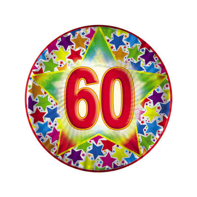 FESTONE BANDIERINE BUON COMPLEANNO STARDUST 60 ANNI -60098