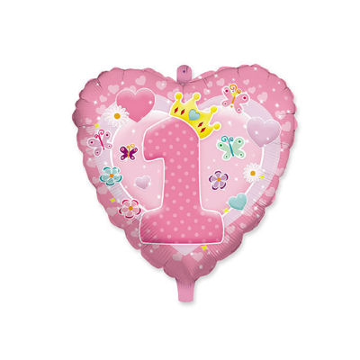 Partycolare- Palloncino mylar 45 cm Barbie Fucsia