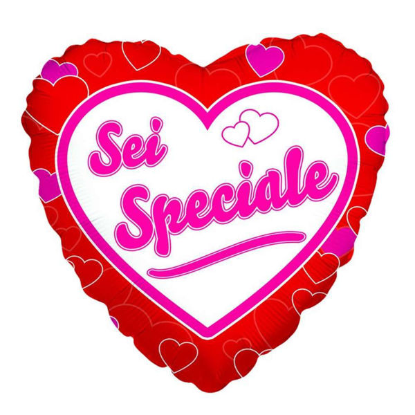 Immagine di Palloncino mylar 45 cm Cuore Sei Speciale - San Valentino